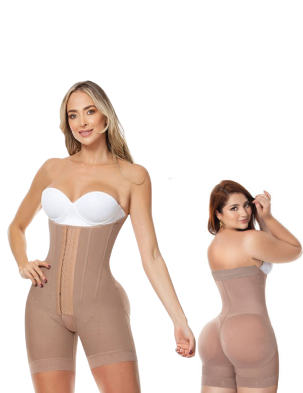 Faja Strapless Reloj de Arena con Cinturilla Interna