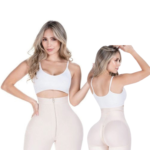 Short faja reloj de arena zíper