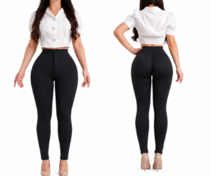 leggins con faja interna push up